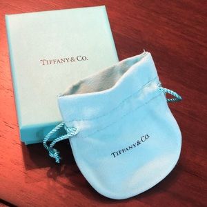 Small Tiffany Jewelry Box with Pouch